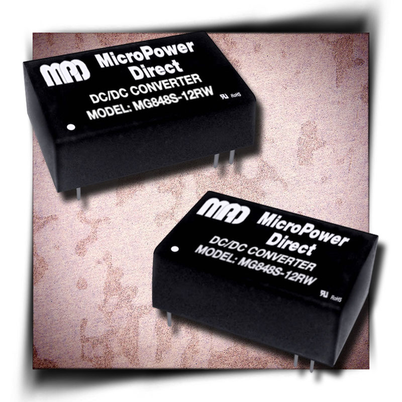 Micropower Direct unveils compact, 8W, isolated MiniDIP DC/DC converters